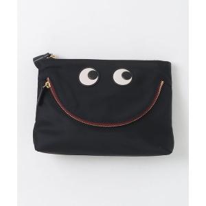 「ANYA HINDMARCH」 ポーチ - ブラック レディース