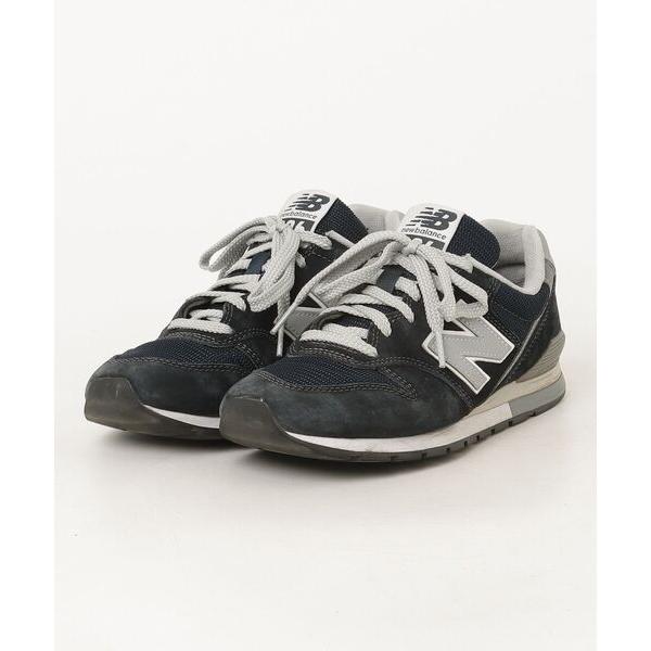 「New Balance」 ローカットスニーカー 23.5cm ネイビー レディース