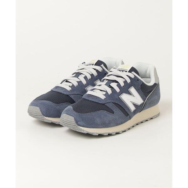 「New Balance」 ローカットスニーカー 24.0cm ネイビー レディース
