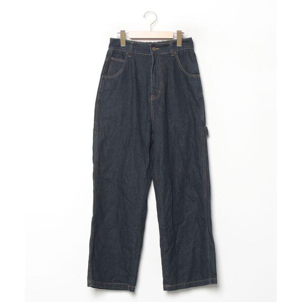 「Java」 デニムパンツ LARGE ネイビー レディース