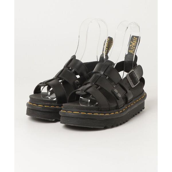 「Dr. Martens」 フラットサンダル 3 ブラック レディース