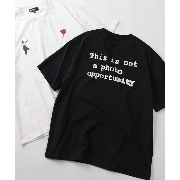 tシャツ 「70」「BRANDALISED/ブランダライズド」バンクシーアートグラフィック バックプ...