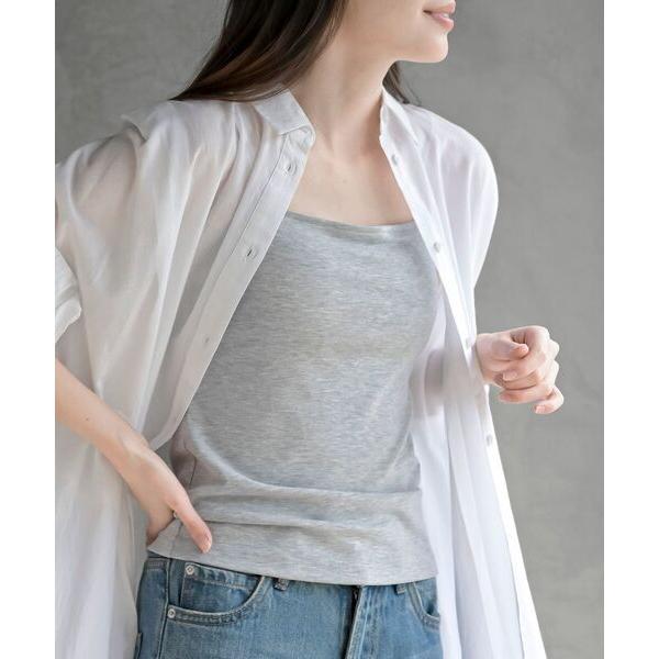 キャミソール カップ付きダブルストラップキャミソール