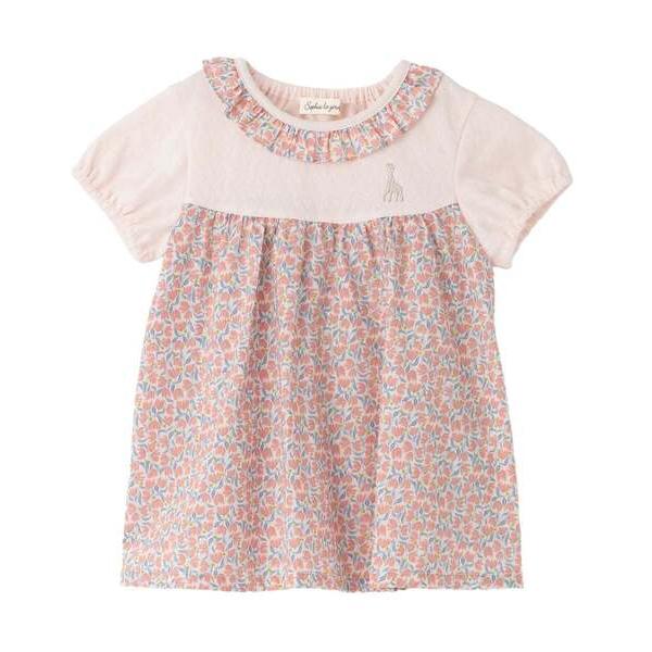 チュニック 花柄半袖チュニック「日本製」 キッズ 子供服 女の子