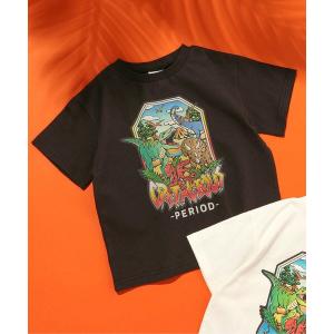 tシャツ 福井県立恐竜博物館コラボ DINOアートTシャツ キッズ 子供服 男の子 女の子