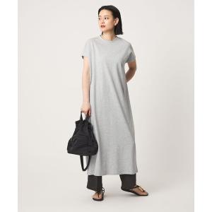 ワンピース 夏 半袖 コットン フレンチスリーブ Tワンピース 「A DAY IN THE LIFE」