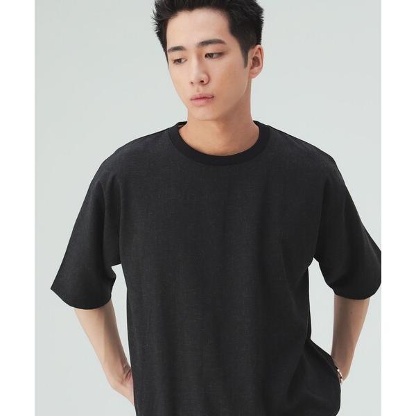 tシャツ 「6/18値下げ」麻混 メランジ 布帛 Tシャツ（ユニセックス） メンズ レディース