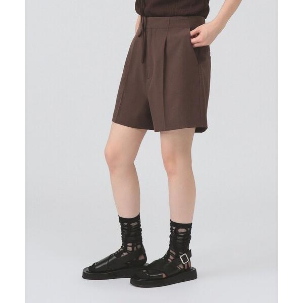パンツ 「8/6 再値下げ」1タック ショート パンツ レディース