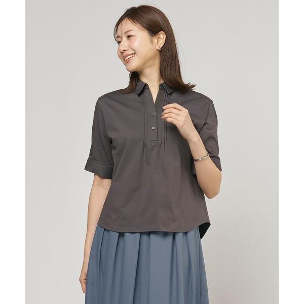 tシャツ ドライコットン ポロ カットソー レディース