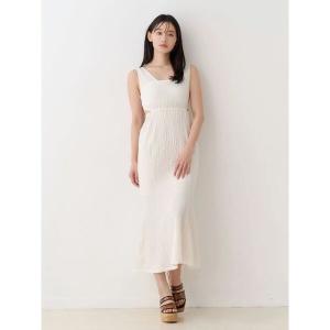 ワンピース 「MERCURYDUO×AMPHI」カップ付きサイドカットアウトマーメイドワンピース