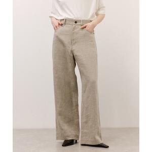 パンツ リネン5ポケットパンツ レディース