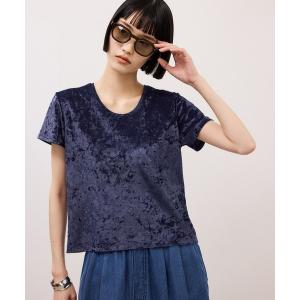 tシャツ クラッシュベロアTEE レディース