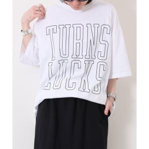 tシャツ プリントT TURNS LUCKS レディース
