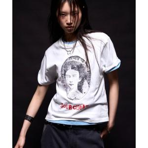 tシャツ 半袖 「Soucream」VenusリメイクスタッズTEE レディース メンズ