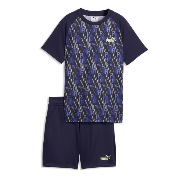tシャツ プーマ PUMA TAD ESS AOP ポリ Tシャツ AND ショートPT セット B...