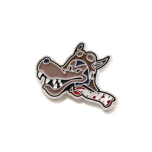 バッジ WOLF  PIN BADGE / ウルフ ピンバッジ / AVIREX / アヴィレックス｜ZOZOTOWN Yahoo!店
