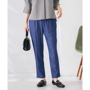 スラックス パンツ 「支持率NO.1/接触冷感/速乾/UVカット/イージーケア」イージーテーパードパンツ レディース