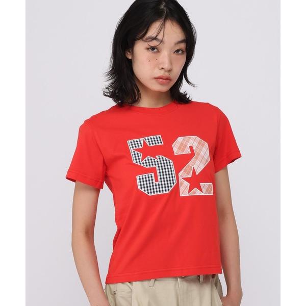 tシャツ 半袖 AMES WORLDWIDE／52スターアップリケTシャツ レディース