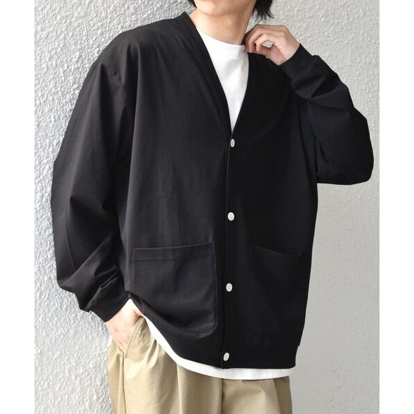 カーディガン SHIPS any:「遮熱」SOLAMENT(R) リラックス ポケット Vネック カ...