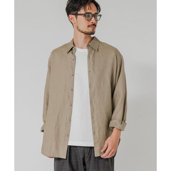 シャツ LINEN REGULAR SHIRTS メンズ