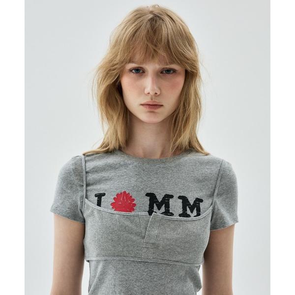 tシャツ 半袖 TSHIRT CRACKED IFMM LAYERED DETAIL / Tシャツ ...
