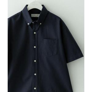 シャツ 抗菌オックスボタンダウン半袖シャツ メンズ