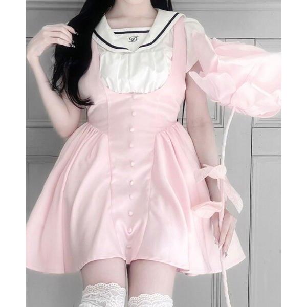 ブラウス シャツ 「インフルエンサー企画」miko doll sailor blouse レディース