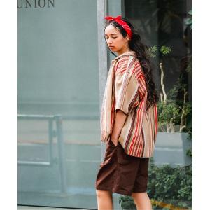 シャツ UNION TOKYO JACQUARD SS SHIRT ユニオントーキョー シャツ メンズ レディース