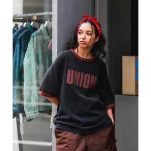 tシャツ UNION TOKYO BIG LOGO RINGER TEE ユニオントーキョー Tシャツ メンズ レディース