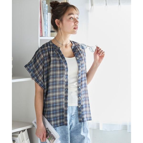 ブラウス シャツ 「大きいサイズ」選べるプリントシアーブラウス レディース