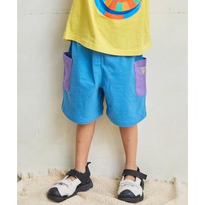 ハーフパンツ パンツ 短パン 「LSP WOW!」両面ミニ裏毛ハーフパンツ キッズ 子供服 男の子 女の子