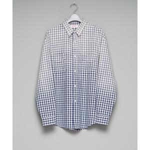 シャツ 「M A S U」FADED SPARKLING PLAID SHIRT メンズ