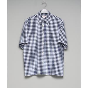 シャツ 「M A S U」SPARKLING PLAID HALF SLEEVE SHIRT メンズ