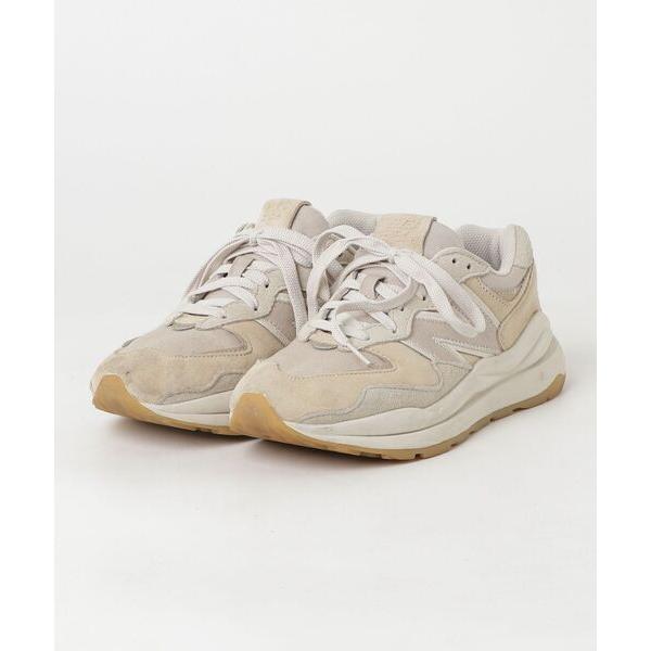 「New Balance」 ローカットスニーカー 23.5cm ベージュ レディース