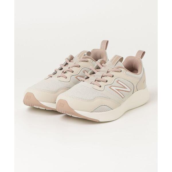 「New Balance」 ローカットスニーカー 23.5cm ベージュ レディース