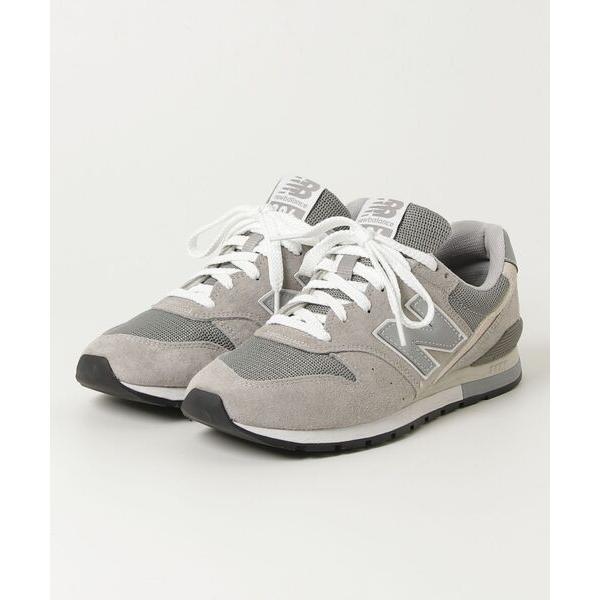 「New Balance」 ローカットスニーカー 23.5cm グレー レディース