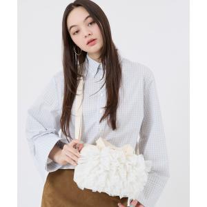 ショルダーバッグ バッグ RUFFLE EVERYDAY SM SATCHEL メレンゲレースラッフル レディース