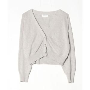 「BLENHEIM」 ニットカーディガン S グレー レディース