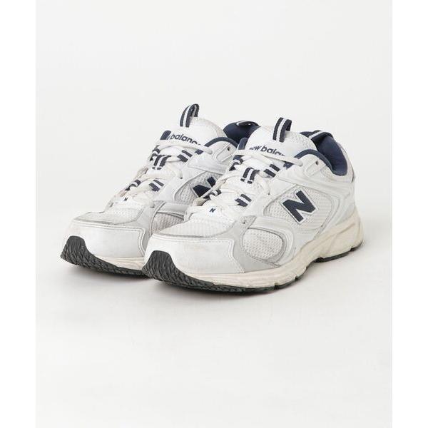 「New Balance」 ローカットスニーカー 24.5cm ホワイト レディース