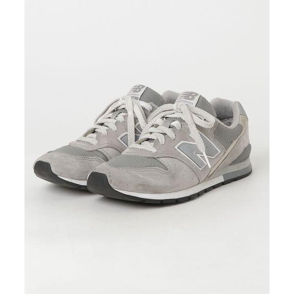 「New Balance」 ローカットスニーカー 24.5cm グレー メンズ