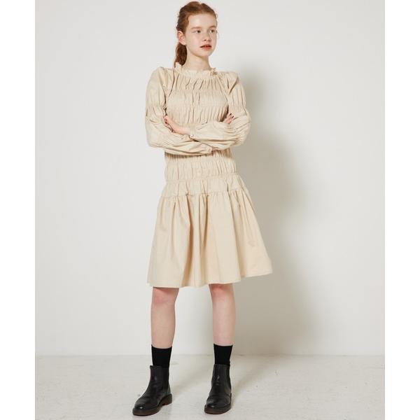 「RUBY AND YOU」 長袖ワンピース FREE ベージュ レディース