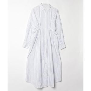 「y/m」 シャツワンピース FREE ブルー レディース