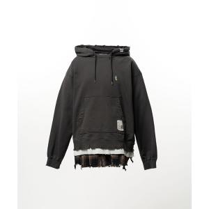 tシャツ 「MIHARAYASUHIRO/ミハラヤスヒロ」TRIPLE LAYERED HOODIE メンズ