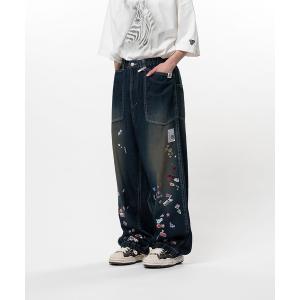 ジーンズ 「MIHARAYASUHIRO/ミハラヤスヒロ」BAKER JEANS w STICKER メンズ