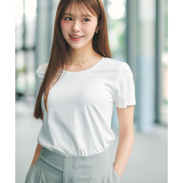 tシャツ 「UVケア/接触冷感/吸水速乾」薄手なのに透けにくい！ベーシックTシャツ「洗濯機OK/S〜...