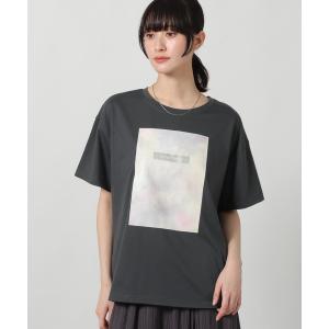 tシャツ 半袖 「接触冷感」アソート箔プリントT / 664798 レディース