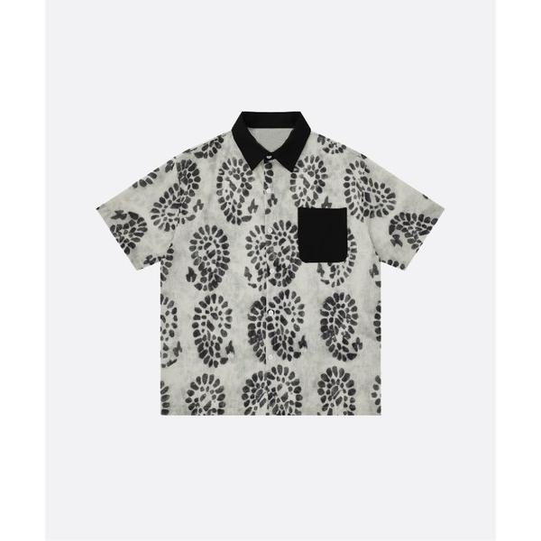 シャツ 半袖 Tye Dye Ink Print Shirt メンズ