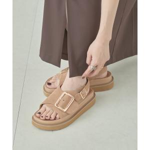 サンダル 「WEB限定」別注「MOHI / モヒ」ストラップ バックルサンダル レディース