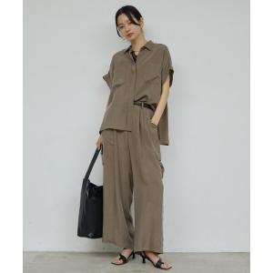 パンツ 「セットアップ対応」キュプラカーゴパンツ レディース