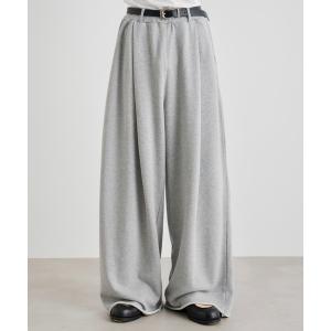 スウェットパンツ ジャージ One tuck wide sweat pants / ワンタックワイドスウェットパンツ メンズ レディース